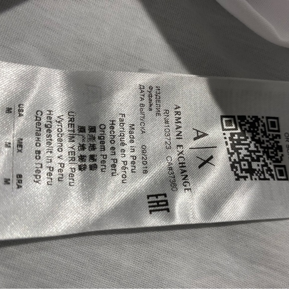 Men’s t-shirt / Armani ExChange - Sz M - Picture 5 of 6